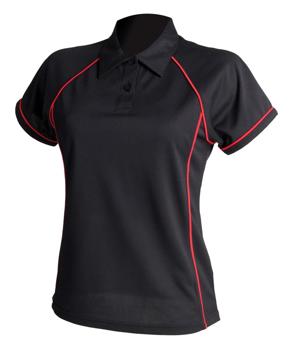 Black/Red Polos