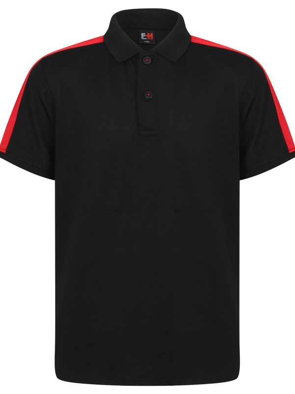Black/Red Polos