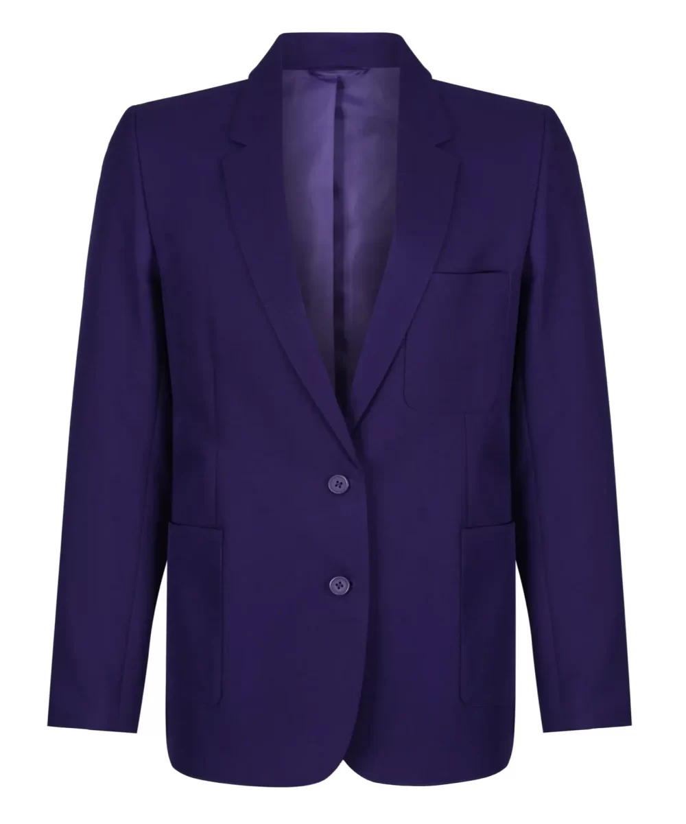 Front Female Kempsey Blazer Purple