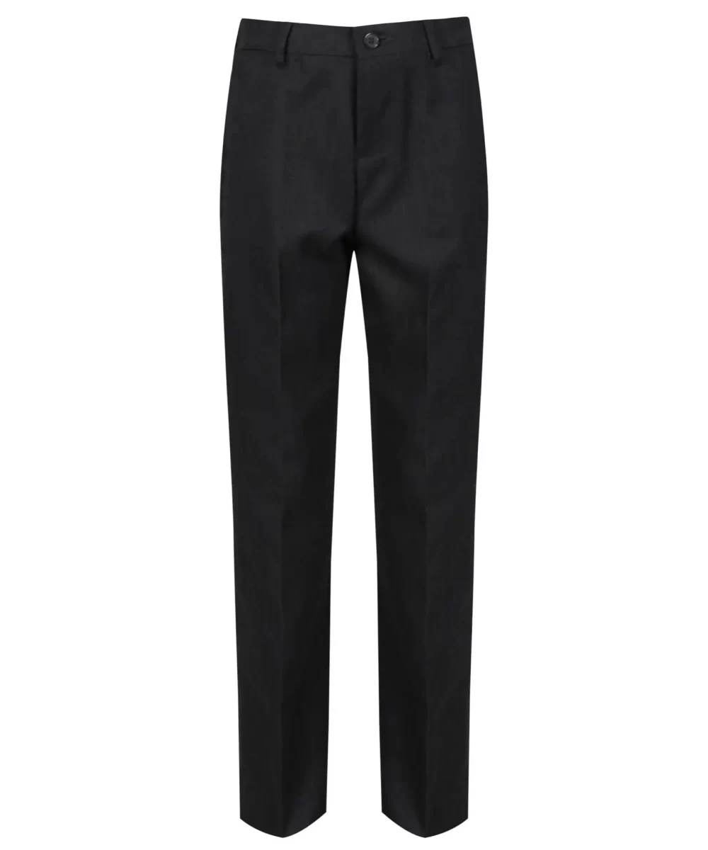 Front Regular Fit Trousers Charcoal