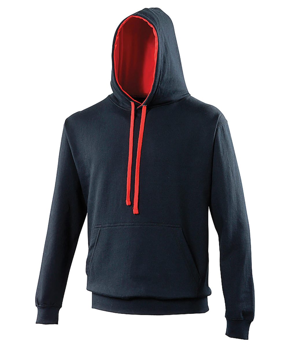 New French Navy/Fire Red Hoodies