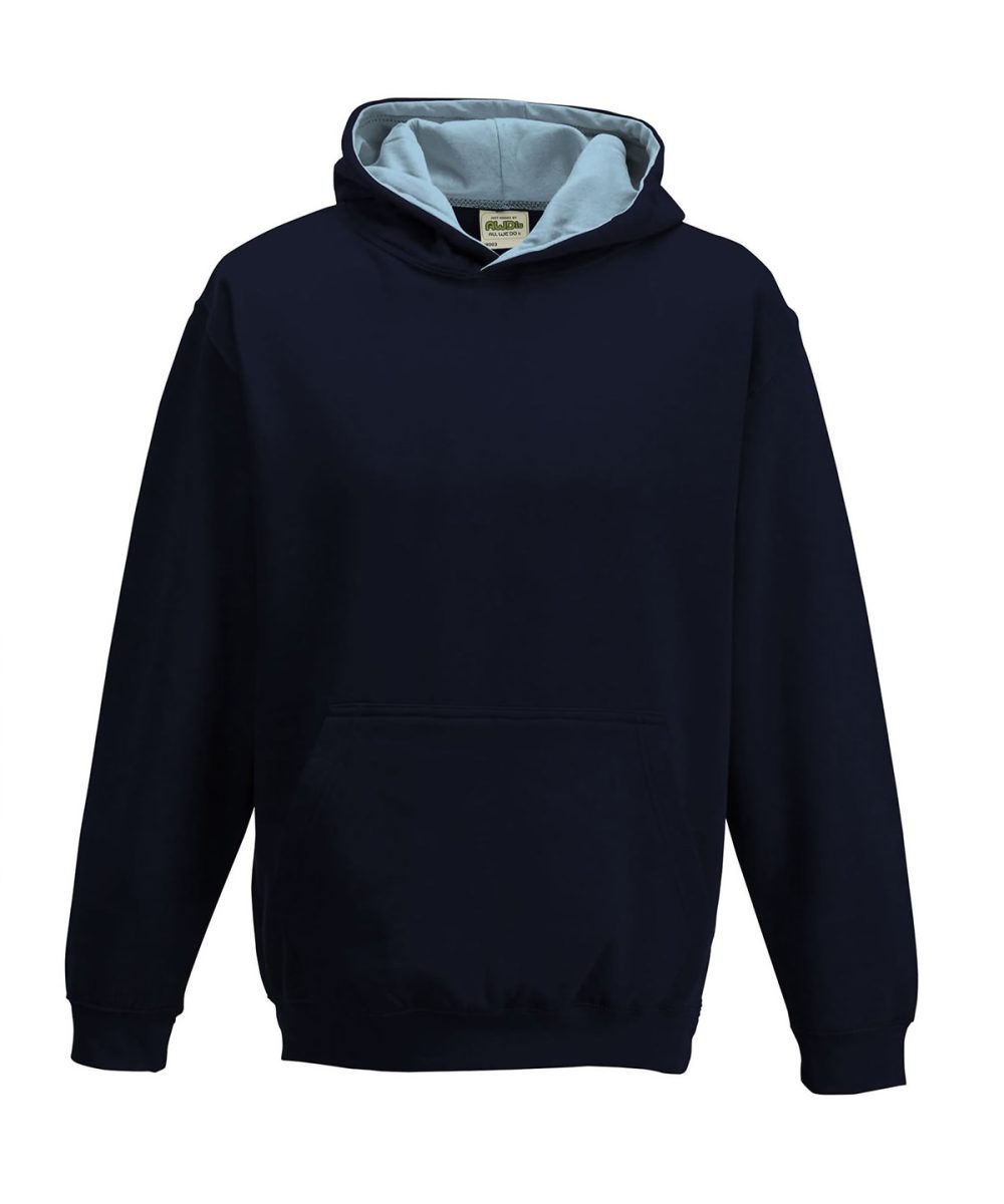 New French Navy/Sky Blue Hoodies