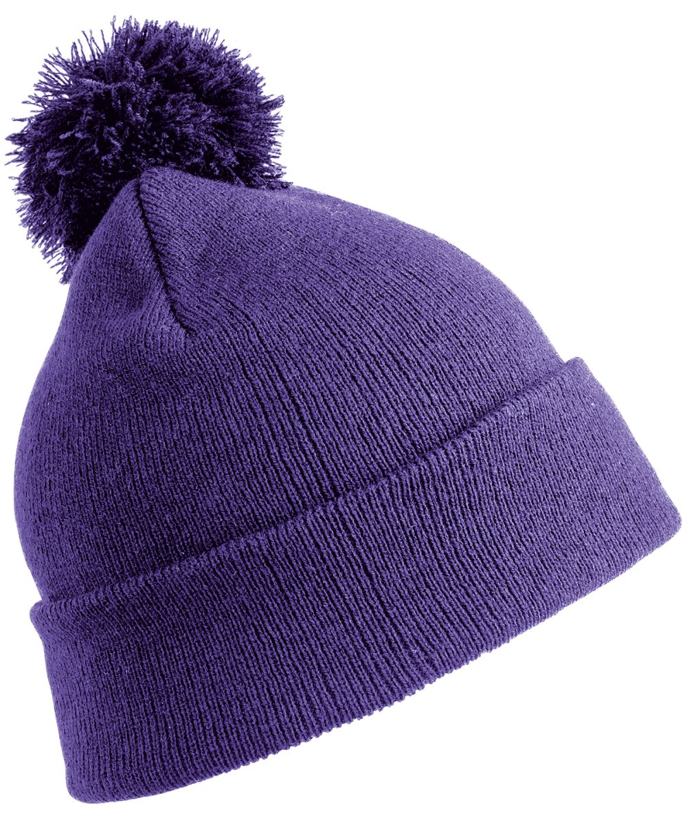 Mary Tavy and Brentor Primary School Purple Embroidered Beanie