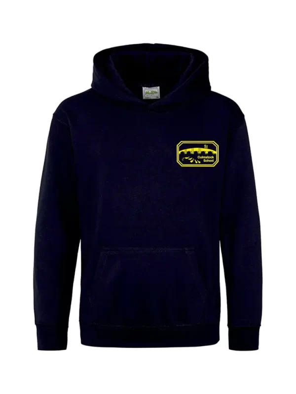 Culmstock Primary Navy Embroidered Hoodie