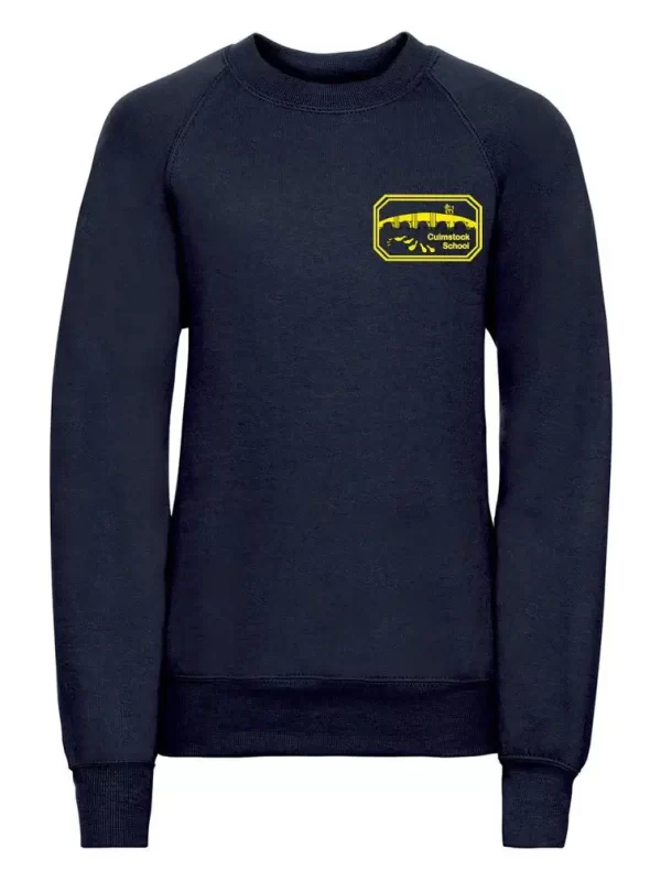 Culmstock Primary Navy Embroidered Sweatshirt