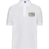 Culmstock Primary White Embroidered Polo Shirt