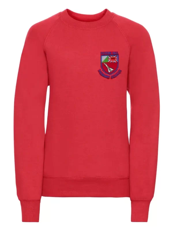 Filton Hill Primary School Red Embroidered Sweatshirt
