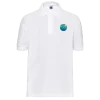 Gorran Primary School White Embroidered Polo Shirt