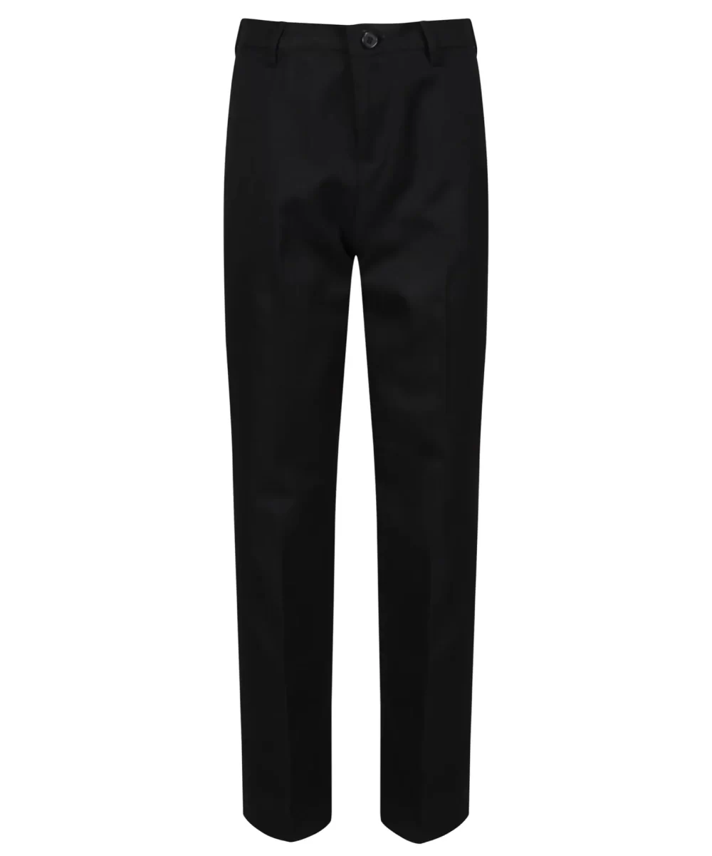 Front Regular Fit Trousers Black