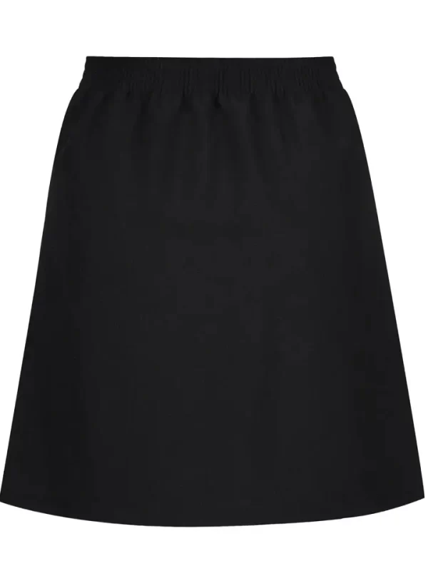 Rear Children's Flower Button Skirt Black