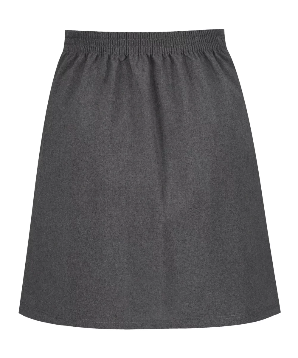 Rear Children's Flower Button Skirt Grey