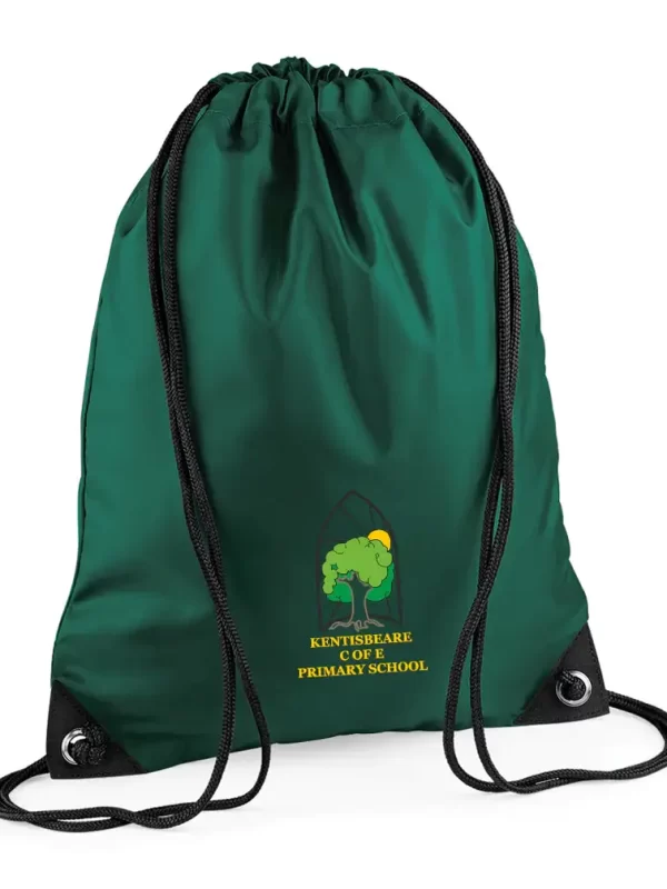 Kentisbeare Primary School Green Printed Gym Bag