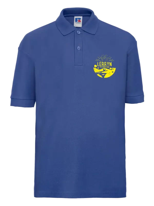 Lerryn Primary School Blue Embroidered Polo Shirt