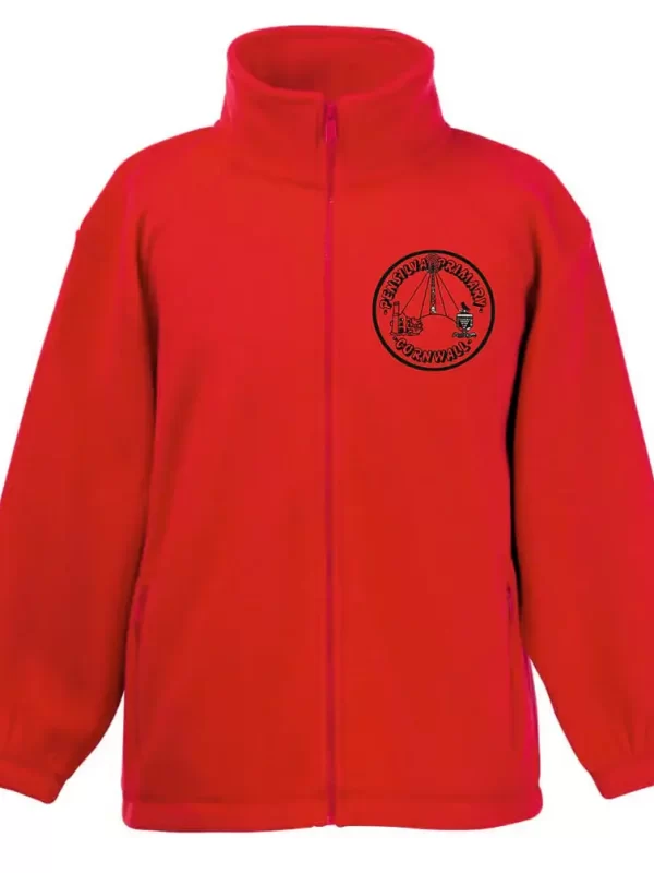 Pensilva Primary School Red Embroidered Fleece