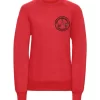 Pensilva Primary School Red Embroidered Sweatshirt