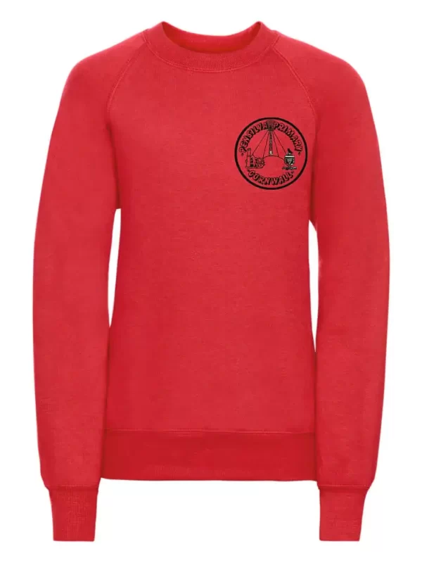 Pensilva Primary School Red Embroidered Sweatshirt