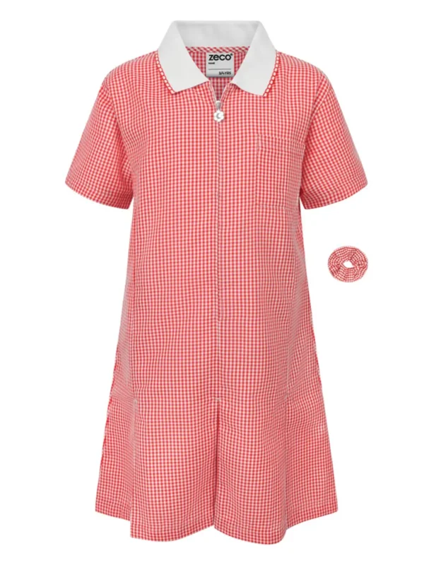 Sampford Arundel Red Summer Dress Front