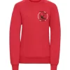Sampford Arundel Red Embroidered Sweatshirt