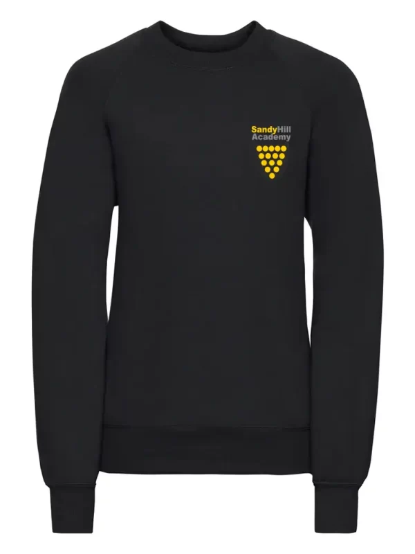 Sandy Hill Academy Black Embroidered Sweatshirt