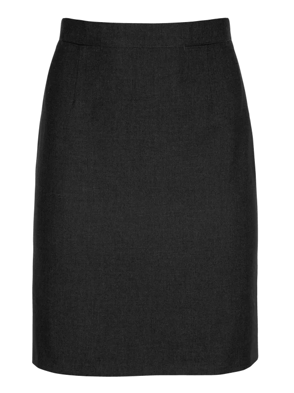 Front Senior Straight Skirt Soft Handle Black