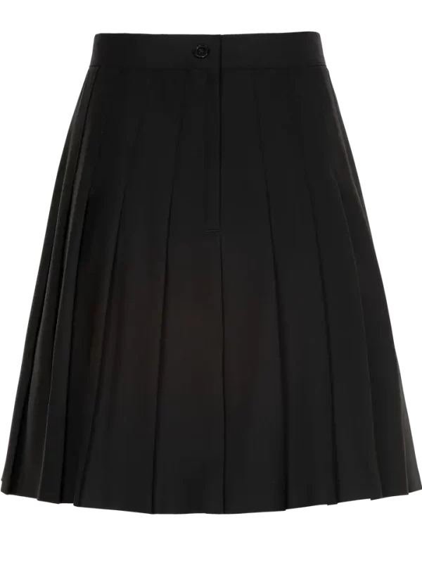 Rear Senior Pleat Skirt Soft Handle Black