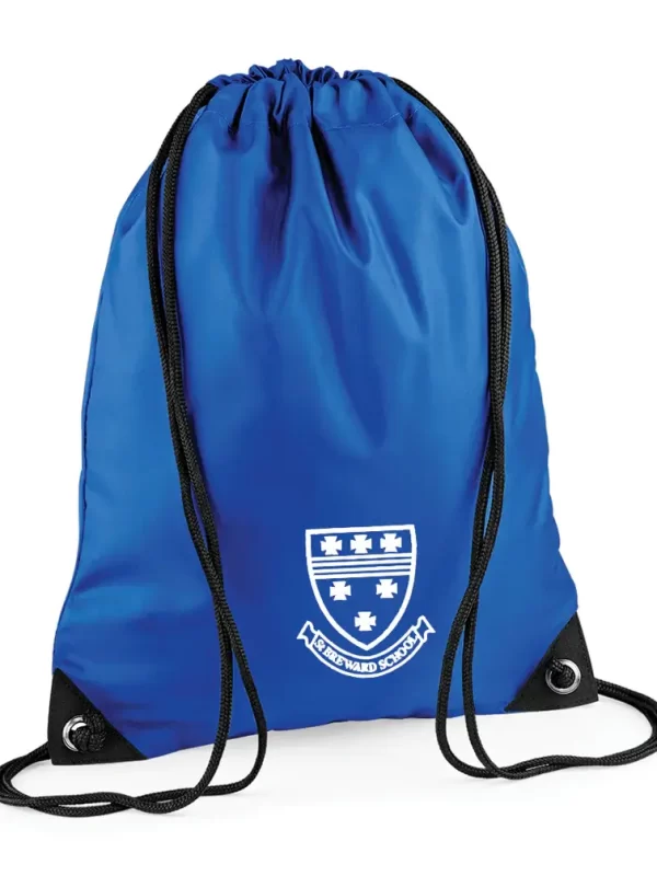 St Breward Primary School Blue Printed Gym Bag