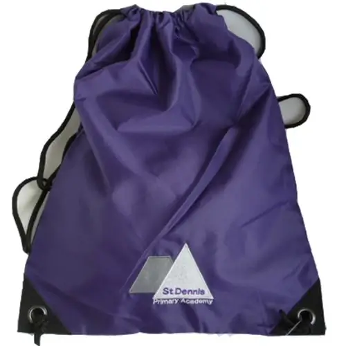 St Dennis Primary Academy Purple Printed Gym Bag