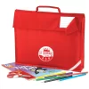 St Dominic Primary School Red Embroidered Book Bag