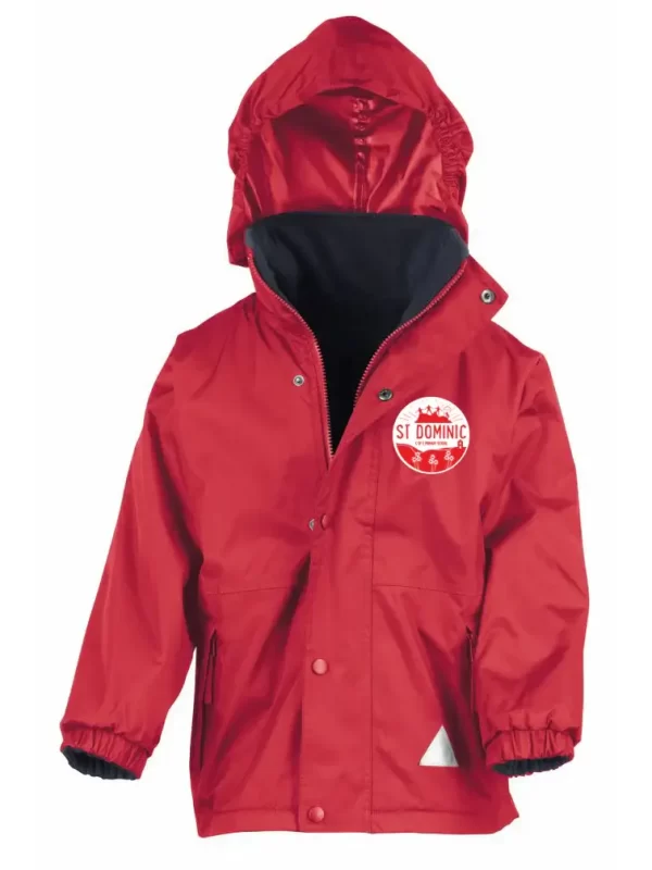 St Dominic Primary School Red Embroidered Jacket