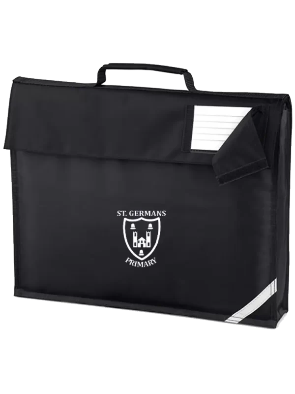 St Germans Black Book Bag