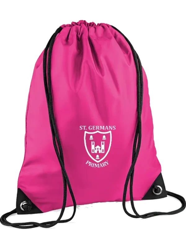 St Germans Pink Gym Bag