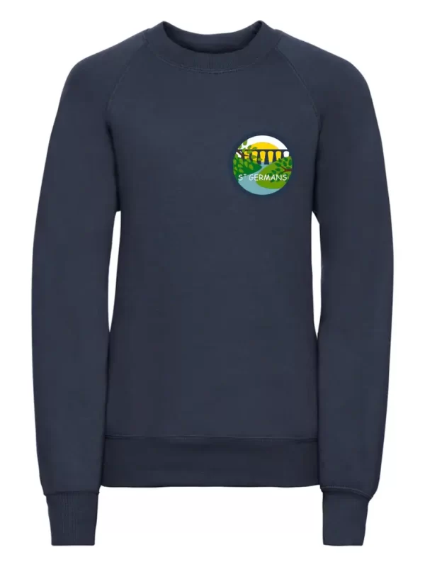 St Germans Primary School Navy Embroidered Sweatshirt