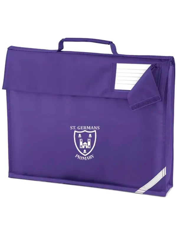 St Germans Purple Book Bag