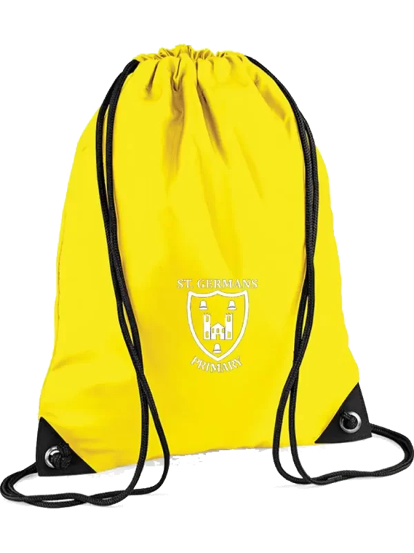 St Germans Yellow Gym Bag