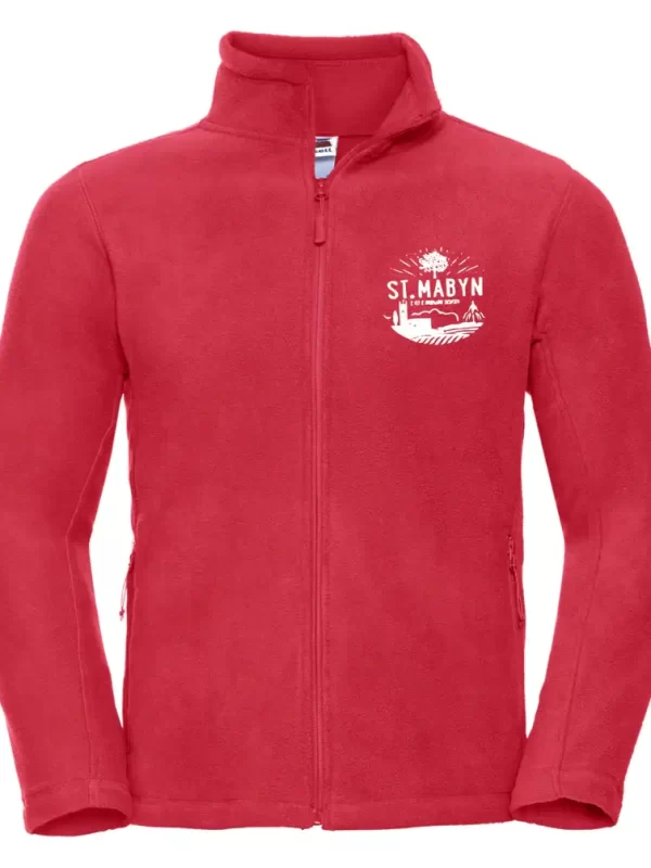 St Mabyn Primary Red Embroidered Fleece