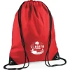 St Mabyn Primary Red Printed Gym Bag