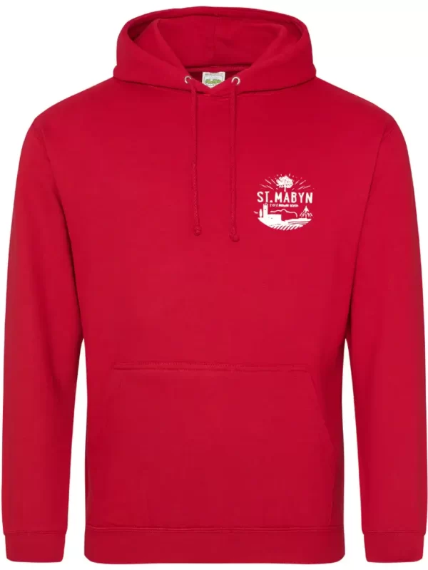 St Mabyn Primary Red Embroidered Hoodie