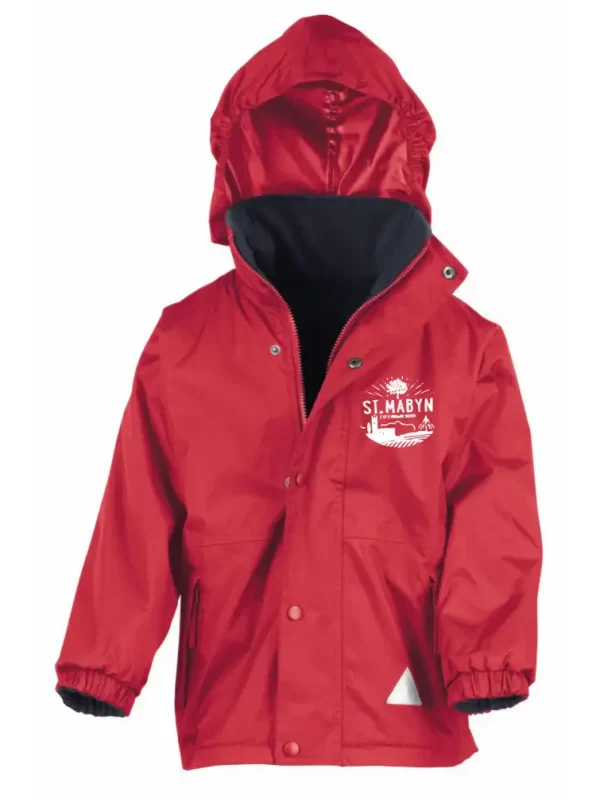St Mabyn Primary Red Embroidered Jacket