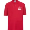 St Mabyn Primary Red Embroidered Polo Shirt