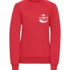 St Mabyn Primary Red Embroidered Sweatshirt