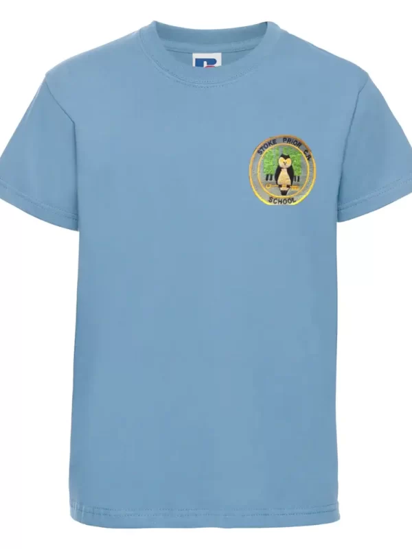 Stoke Prior Primary School Sky Embroidered T-Shirt
