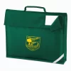 Trewidland School Green Embroidered Book Bag