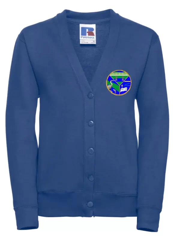 Wark C of E Primary School Royal Embroidered Cardigan
