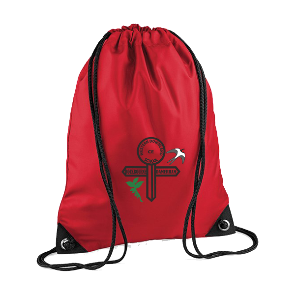 Western Downland Red Gym Bag