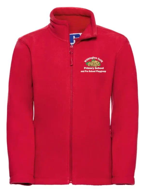 Withington C of E Primary School and Pre School Play Group Red Embroidered Fleece