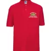Withington C of E Primary School and Pre School Play Group Red Embroidered Polo Shirt