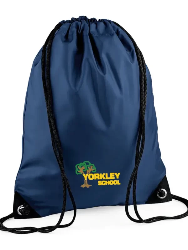 Yorkley Primary School Navy Printed Gym Bag
