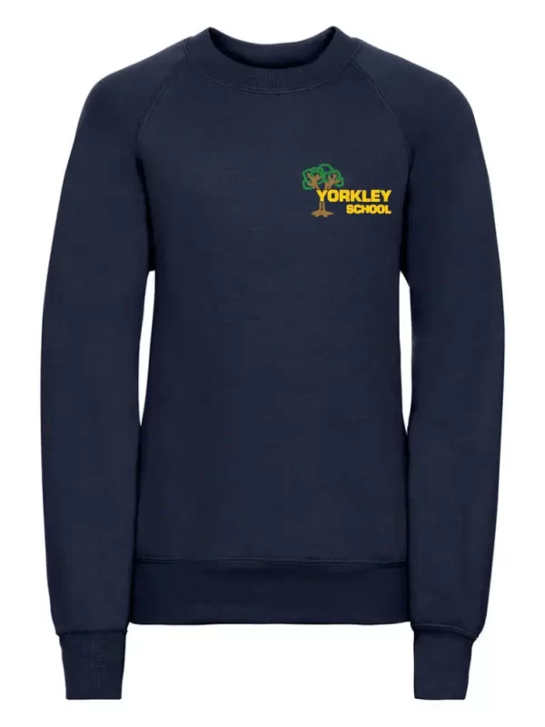 Yorkley Primary School Navy Embroidered Sweatshirt