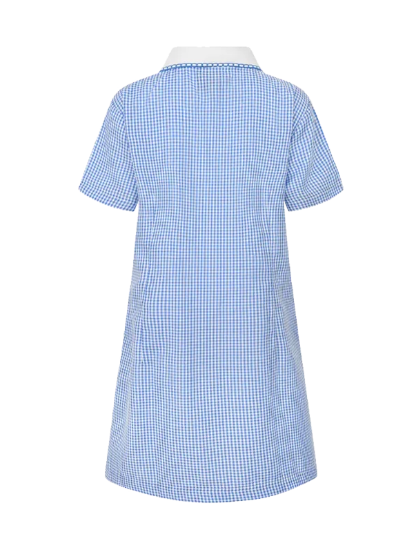 Tavistock Primary Blue Summer Dress Rear