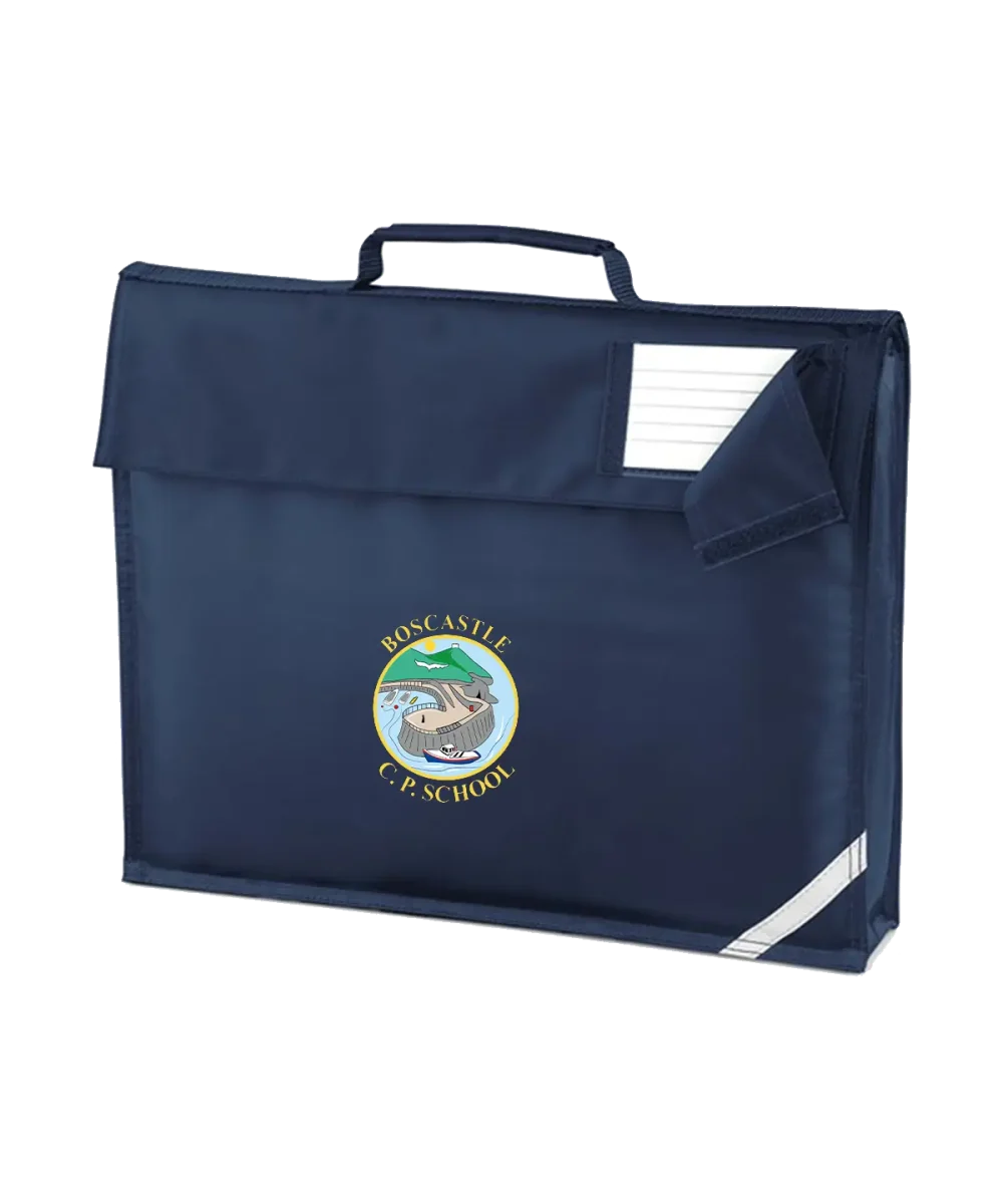 Boscastle Primary School Navy Book Bag